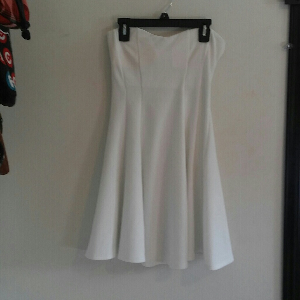 Strapless Skater Dress